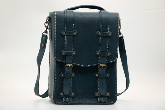 NAVY BOX BACKPACK