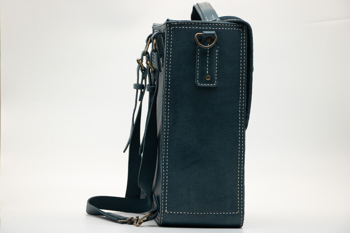 NAVY BOX BACKPACK